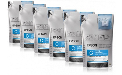 Набор картриджей Epson C13T773240 Cyan с голубыми чернилами 6х1л для Epson SureColor SC-B6000/B7000 (C13T773240)