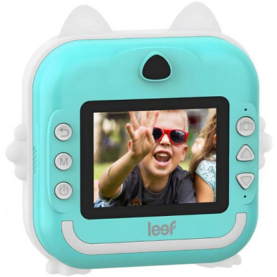 Фотоаппарат моментальной печати Leef LF-CAM-01, blue ( LF-CAM-01-blue)