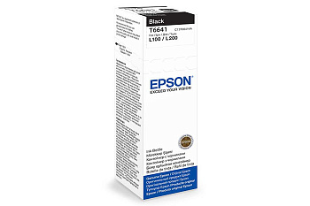 Водорастворимые чернила для принтера Epson C13T66414A Black  (C13T66414A)