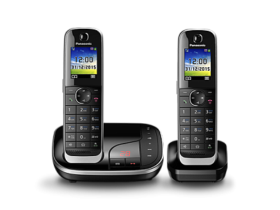Радиотелефон PANASONIC KX-TGJ322 (RUB) Черный (KX-TGJ322RUB)