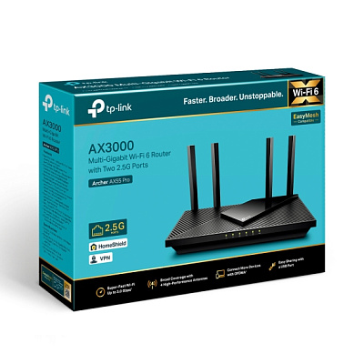 Маршрутизатор беспроводной Tp-Link Archer AX55 Pro  (Archer AX55 Pro)