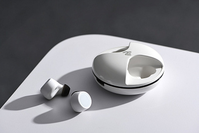 Bluetooth гарнитура 2E RainDrops Light Truet Wireless Waterproof Mic, White (2E-EBTWRDLWT)
