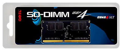 Оперативная память для ноутбука 16Gb DDR4 2400MHz GEIL PC4-19200 SO-DIMM GS416GB2400C17SC Retail Pack (GS416GB2400C17SC)