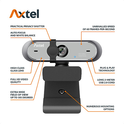 Веб-камера AXTEL AX-FHD Webcam Pro (AX-FHD-1080P-PRO)