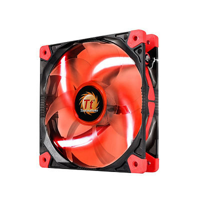 Кулер для компьютерного корпуса Thermaltake Luna 12 LED Red (CL-F017-PL12RE-A)
