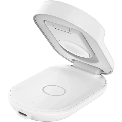 Зарядное устройство для телефонов BELKIN 25w Qi2 3-IN-1 Foldable Charger White (WIZ037KQWH)