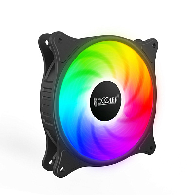 Кулер для корпуса PCcooler FX-120-3 RGB(fix), 12cm, 1200rpm, 3pin (FX-120-3)