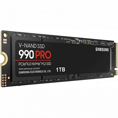 Твердотельный накопитель SSD Samsung 990 PRO 1 ТБ,M.2 2280 PCI-E (MZ-V9P1T0BW)