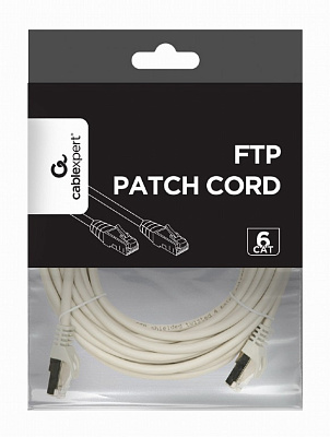 Патч-корд FTP Cablexpert, кат. 6, 7.5м, серый (PP6-7.5M)