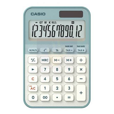 Калькулятор настольный CASIO MS-20YC-LG-W-EP светло-зеленый (MS-20YC-LG-W-EP)
