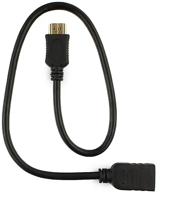 Кабель-удлинитель HDMI Cablexpert CC-HDMI4X-0.5M, 19M/19F, v2.0, медь, экран, 0.5м (CC-HDMI4X-0.5M)