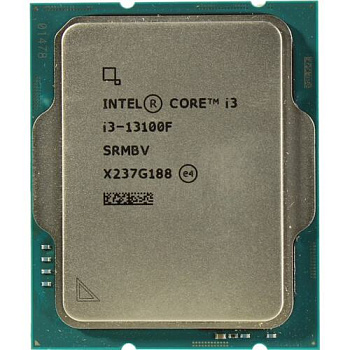 Процессор Intel Core i3 13100F, LGA1700, OEM (SRMBV-OEM)