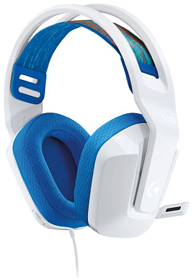 Наушники игровые Logitech G335 WHITE, 3.5mm (981-001018)