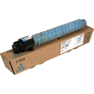 Тонер-картридж Ricoh тип MP C305 голубой (842082)