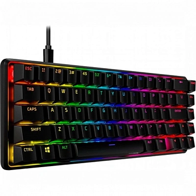  Клавиатура HyperX Alloy Origins 65, Black (HKBO1T-RD-RU/P/4P5D6AX)