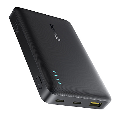 Портативный внешний аккумулятор Baseus EnerFill FP21, 10000mAh 22.5W - Black (P1008210D123-00)