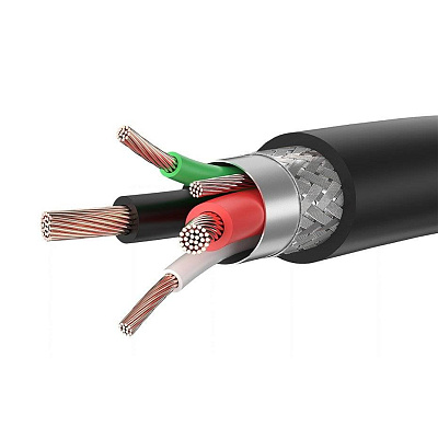 Кабель Ugreen US135, USB(m) - USB(m) A/B, 3м (10351)