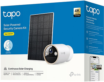 Беспроводная камера видеонаблюдения TP-LINK Tapo C460 KIT с солнечной панелью (Tapo C460 KIT(EU))