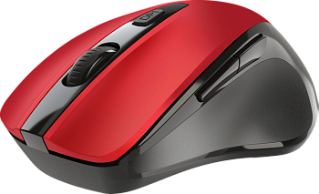 Мышь беспроводная Defender Prime MB-053 красный (52052)