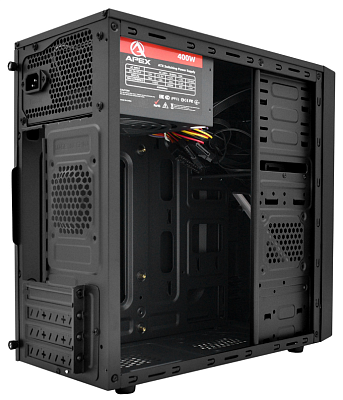Компьютерный корпус APEX V05, black с Б/П 400W (APEX-V05)
