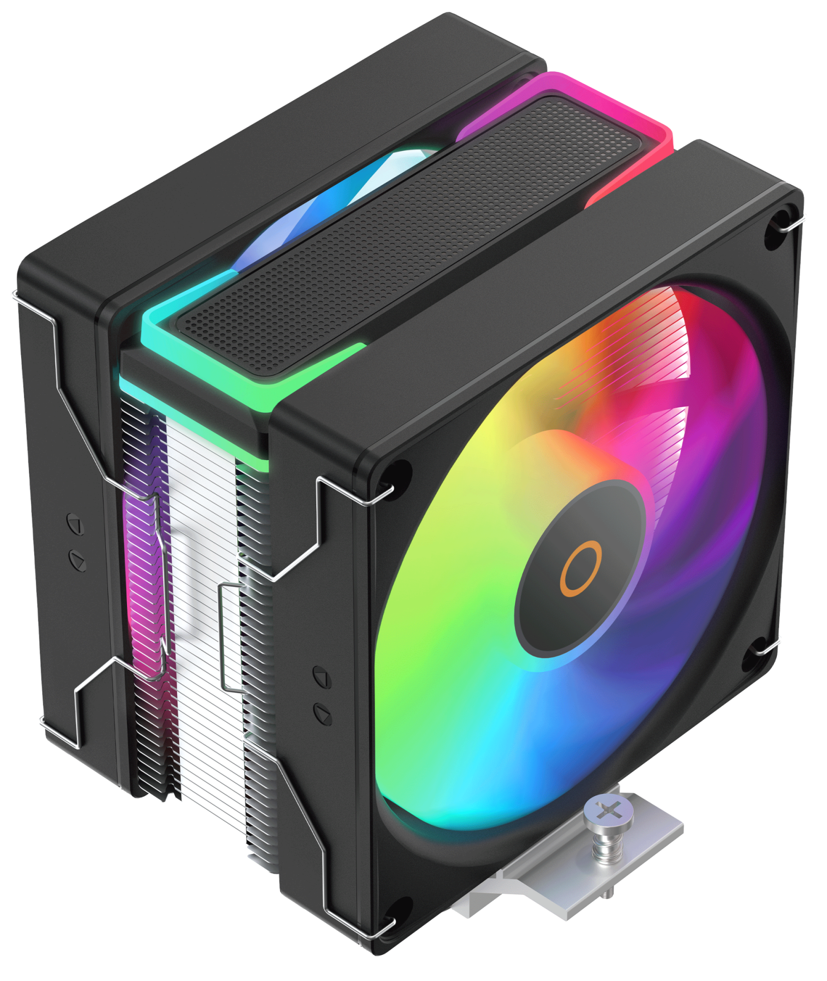 Вентилятор для процессора Ocypus Delta A40 SE BK Dual Fan ARGB - Черный (Delta-A40-BK2AAWN00S-GL)