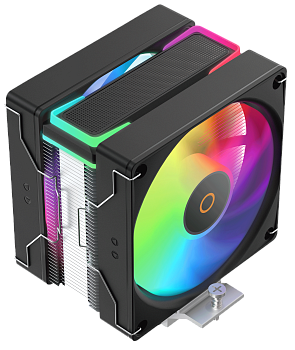 Вентилятор для процессора Ocypus Delta A40 SE BK Dual Fan ARGB - Черный (Delta-A40-BK2AAWN00S-GL)