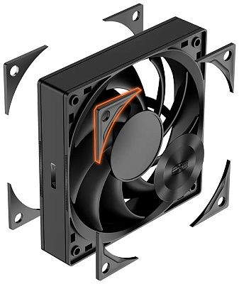 Вентилятор для корпуса PCCooler F5 R120 Black (F5R120 BK)