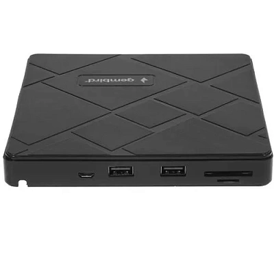 Внешний оптический привод Gembird DVD-USB-04 black, box (DVD-USB-04)