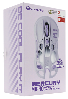 Мышь GravaStar Mercury M1 Pro, Purple (GRAVASTAR M1 PRO_PL)