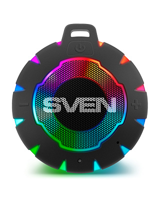 SVEN PS-95, черный, акустическая система (1.0, мощность 7 Вт (RMS), Bluetooth, встроенный аккумулято (SV-019792)
