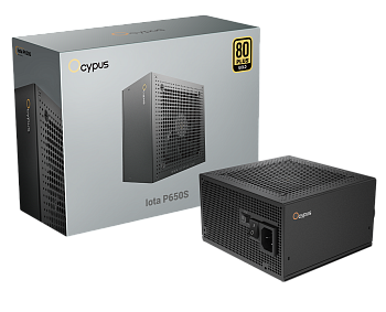 Блок питания Ocypus Iota P650S 650W Full Modular, 80+ GOLD, Черный (Iota-P650S-GFFBK025X-EU)