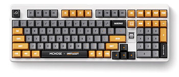 Клавиатура MCHOSE UT98, Brown-Grey, Silent Peach V3 Switch (UT98-4)