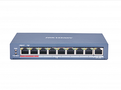 Коммутатор Hikvision PoE-коммутатор  Hikvision (DS-3E0109P-E(C))