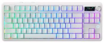Клавиатура Ajazz MK87 Pro Peach Switch White (MK87Pro/Peach/White)