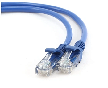 Патч-корд Cablexpert PP12-0.5M/B, 0.5m, UTP 5e-Cat, синий (PP12-0.5M/B)