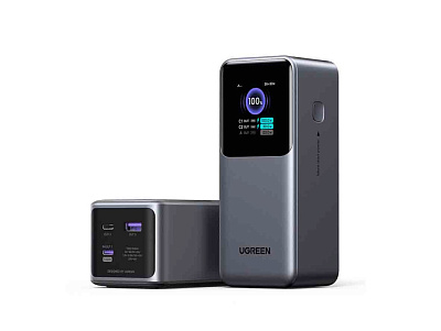 Портативный внешний аккумулятор Power Bank, 20000mAh, серый, PB721 (35524B)