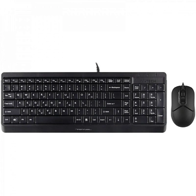 Клавиатура + мышь A4Tech Fstyler F1512S, Black, (F1512S/BLACK)