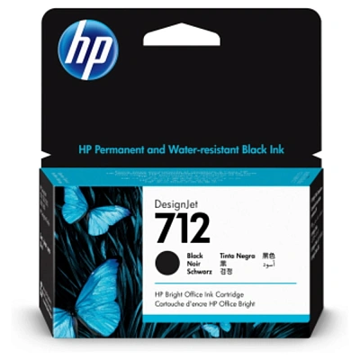 Картридж струйный HP DesignJet 712, 38 мл, Черный/Black (3ED70A)