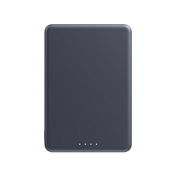 Портативный внешний аккумулятор Power bank Xiaomi Super Slim Magnetic WPB0507S, Qi, 5000 mAh, 22.5W, Black (BHR08PMGL)