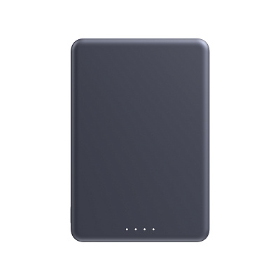 Портативный внешний аккумулятор Power bank Xiaomi Super Slim Magnetic WPB0507S, Qi, 5000 mAh, 22.5W, Black (BHR08PMGL)