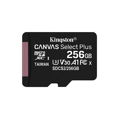 Карта памяти MicroSD 256GB Class 10 UHS-I Kingston (SDCS3/256GB)