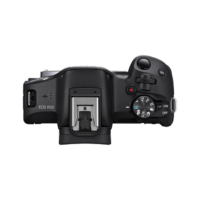 Цифровой фотоаппарат CANON EOS R50 + RF-S 18-45 mm IS STM Black (5811C033)