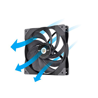 Кулер для компьютерного корпуса Thermaltake SWAFAN GT14 PC Cooling Fan TT Premium Edition (CL-F157-PL14BL-A)