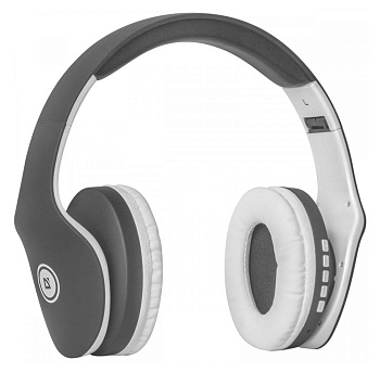 Наушники-гарнитура беспроводные Defender FreeMotion B525 серый+белый, BT (63527)
