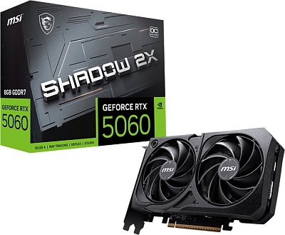 Видеокарта MSI GeForce RTX 5060 8G SHADOW 2X OC (G5060-8S2C)