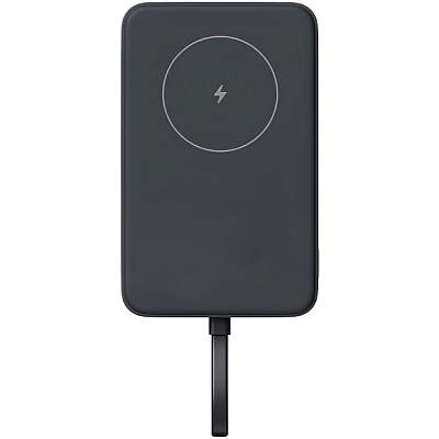 Power bank Xiaomi Magnetic WPB1007MI, 10000 mAh, 33W, USB Type-C, Qi 7.5W, Gray (BHR9823GL)