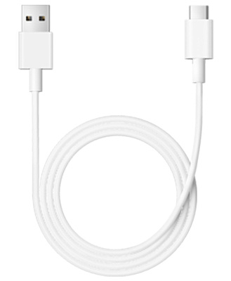 Кабель Xiaomi 3A, USB-A to USB-C, 1m - Белый (K43220)