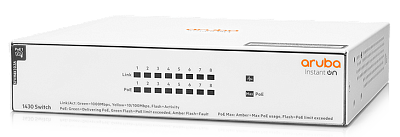 Коммутатор HP Enterprise Aruba Instant On 1430 8G Class4 PoE 64W Switch (R8R46A#ABB) (R8R46A)