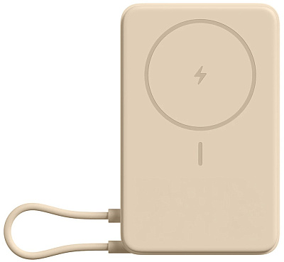 Портативный внешний аккумулятор Xiaomi Magnetic Power Bank 10000 with Built-in Stand Beige (WPB1007Z-BG)