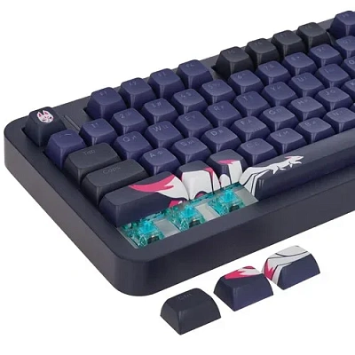 Клавиатура проводная Red Square Alumix TKL Classic Kitsune g3ms Aquamarine Black (RSQ-20051) 